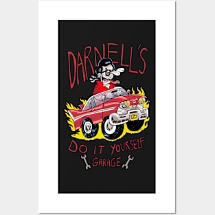 Darnell's do it yourself garage Posters and Art